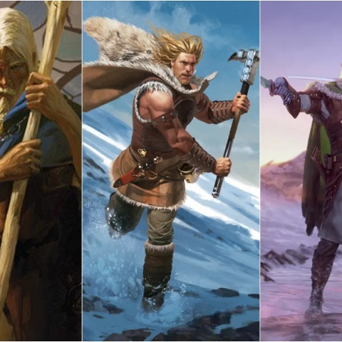 Ζωγραφιές ηρώων της φανταστικής λογοτεχνίας Forgotten Realms