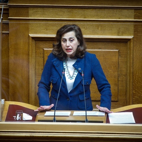 Η βουλευτής του ΚΙΝΑΛ, Χαρά Κεφαλίδου