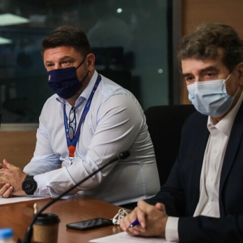 Ο Μιχάλης Χρυσοχοΐδης και ο Νίκος Χαρδαλιάς