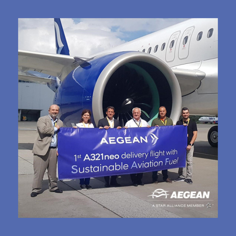 Η AEGEAN παρέλαβε ένα ακόμη αεροσκάφος Α321neo