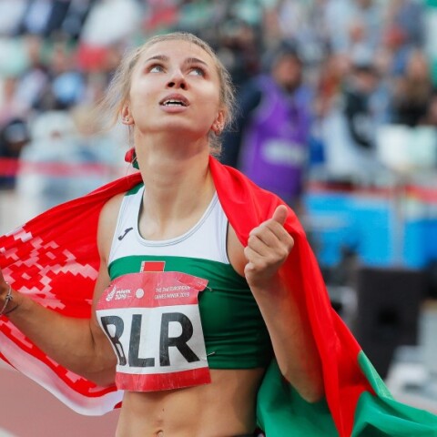 Η 24χρονη λευκορωσίδα σπρίντερ Κριστίνα Τσιμανούσκαγια © EPA / SERGEY DOLZHENKO