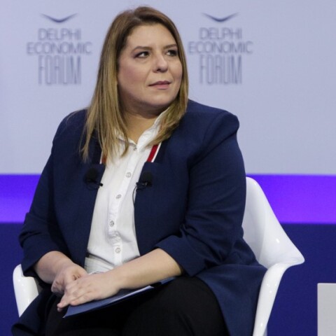 H Υφυπουργός Εργασίας και Κοινωνικών Υποθέσεων Μαρία Συρεγγέλα © EUROKINISSI / ΣΑΓΙΑΣ ΤΑΚΗΣ