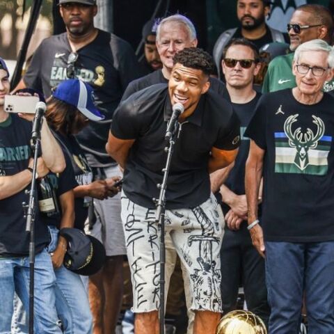 O Γιάννης Αντετοκούνμπο © EPA/TANNEN MAURY 