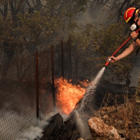 Στιγμιότυπο από φωτιά © EUROKINISSI