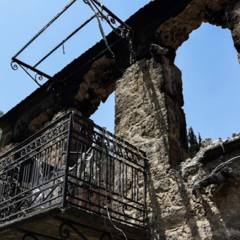 H επόμενη μέρα της μεγάλης φωτιάς © EUROKINISSI