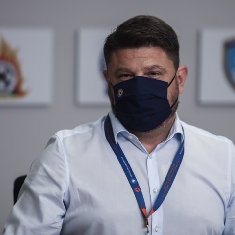 Ο υφυπουργός Πολιτικής Προστασίας, Νίκος Χαρδαλιάς