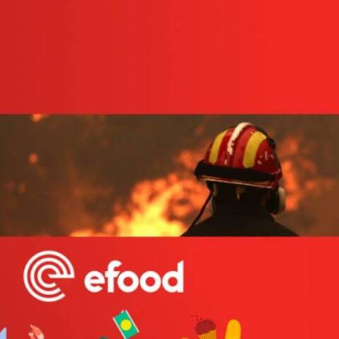 Το efood δίπλα στους πυροσβέστες και τους πληγέντες