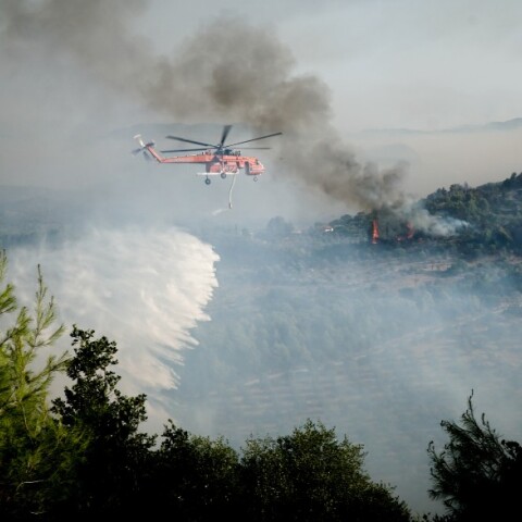 Φωτιά στην Αρχαία Ολυμπία