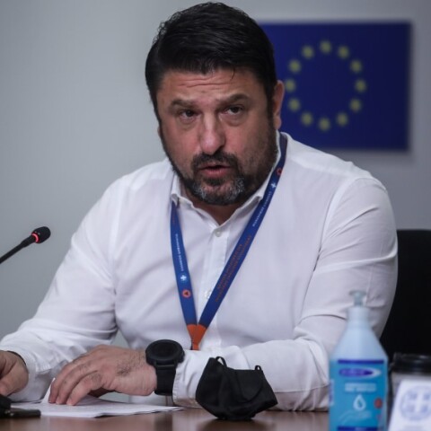 Ο υφυπουργός Πολιτικής Προστασίας και Διαχείρισης Κρίσεων Νίκος Χαρδαλιάς © EUROKINISSI 