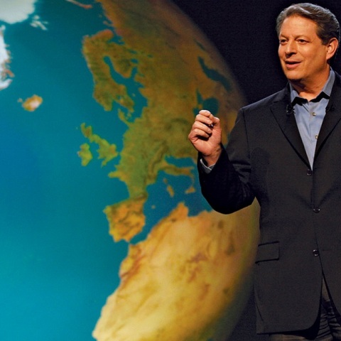 Ο Αλ Γκορ στην ταινία «Μια Άβολη Αλήθεια»