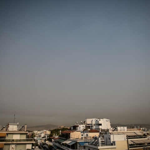 Αττική: Η ατμόσφαιρα πάνω από την πρωτεύουσα (φωτογραφία αρχείου) 