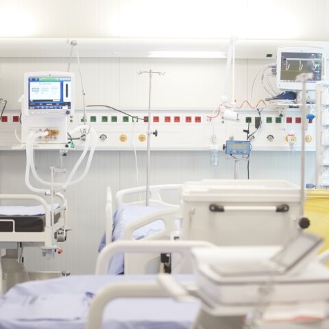 Κλίνη ΜΕΘ του νοσοκομείου νοσοκομείο «Παπανικολάου» © EUROKINISSI