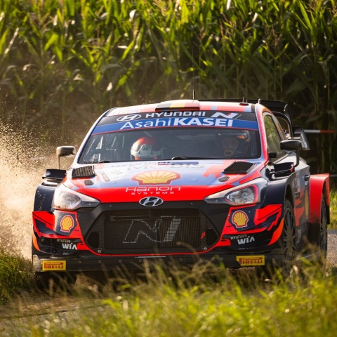 Στιγμιότυπο από τον αγώνα Ράλι Ypres στο Βέλγιο