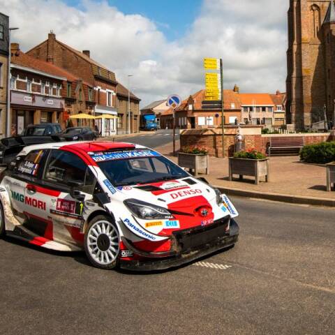 Στιγμιότυπο από τον αγώνα Ράλι Ypres στο Βέλγιο