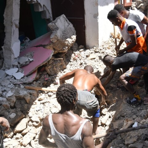 Αϊτή: Αυξάνεται ο αριθμός των νεκρών από τον σεισμό των 7,2 Ρίχτερ © EPA / Duples Plymouth