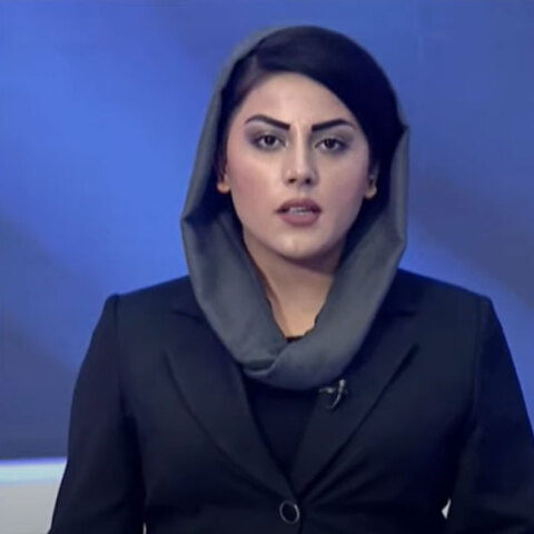 Η παρουσιάστρια ειδήσεων και δημοσιογράφος στο Αφγανιστάν Shabnam Dawran