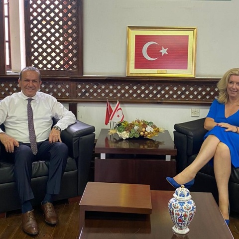 Από την επίσκεψη της Λιάν Ντεν Χάαν στα Κατεχόμενα