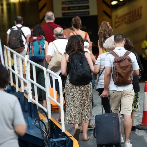 Στιγμιότυπο από το λιμάνι του Πειραιά - Αύγουστος 2021 © EUROKINISSI