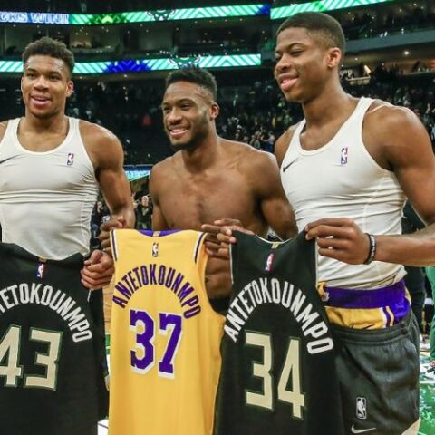 Τα αδέλφια Αντετοκούνμπο