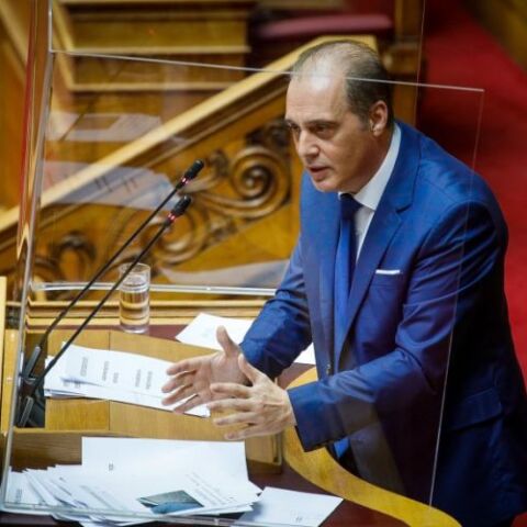 Ο επικεφαλής της Ελληνικής Λύσης, Κυριάκος Βελόπουλος © EUROKINISSI