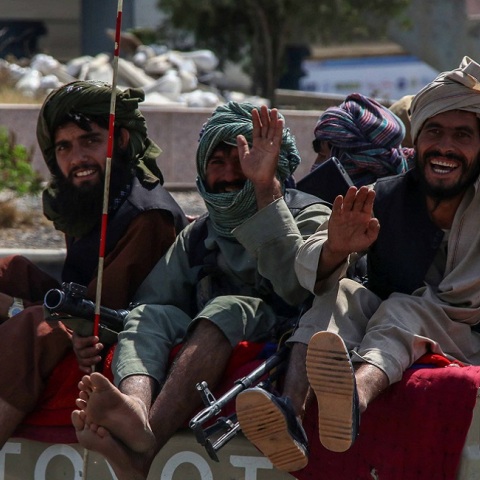 Περιπολία Ταλιμπάν στο Κανταχάρ, Αφγανιστάν, 22 Αυγούστου 2021