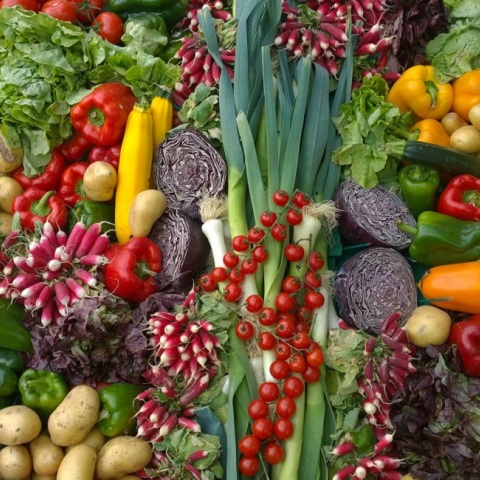 Διάφορα λαχανικά.