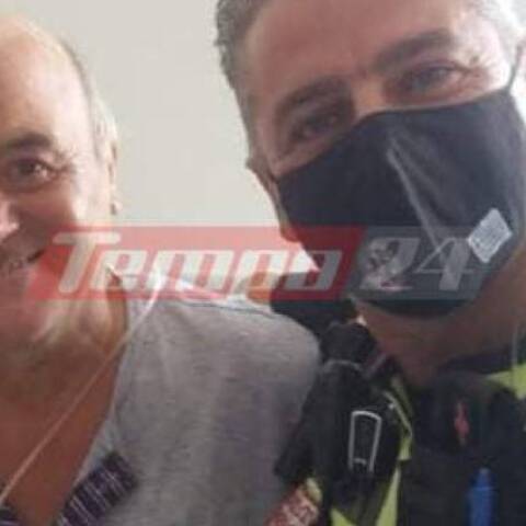 Πάτρα: 59χρονος φωτογραφήθηκε με τον διασώστη του ΕΚΑΒ που του έσωσε τη ζωή