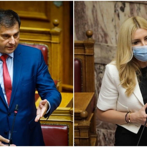 Ο Χάρης Θεοχάρης και η Φωτεινή Αραμπατζή νέοι κοινοβουλευτικοί εκπρόσωποι της ΝΔ