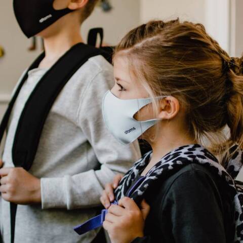 Παιδιά που ετοιμάζονται για το σχολείο