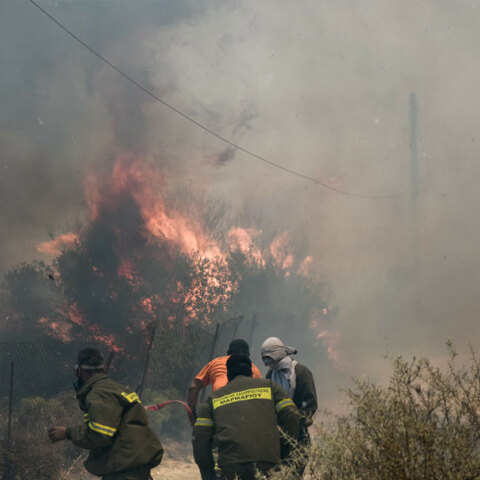 Πυροσβέστες σε δασική φωτιά (ΦΩΤΟ ΑΡΧΕΙΟΥ) - Πολύ υψηλός ο κίνδυνος πυρκαγιάς αύριο Τρίτη 7 Σεπτεμβρίου 2021