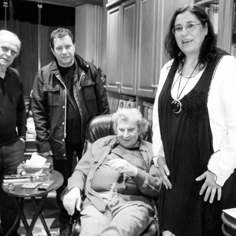 Λευτέρης Παπαδόπουλος, Μανώλης Μητσιάς, Μίκης Θεοδωράκης, Μαρία Φαραντούρη