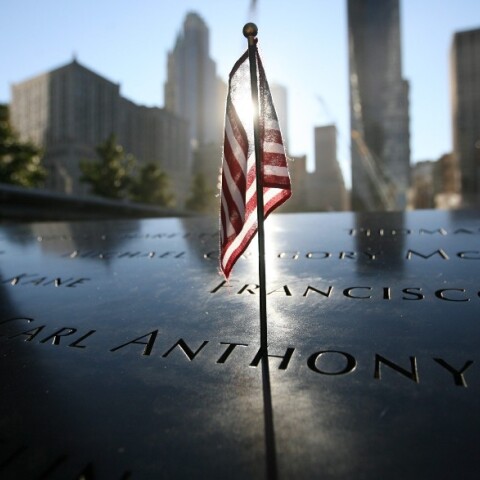 Το μνημείο των θυμάτων της επίθεσης στους Δίδυμους Πύργους την 11η Σεπτεμβρίου 2001