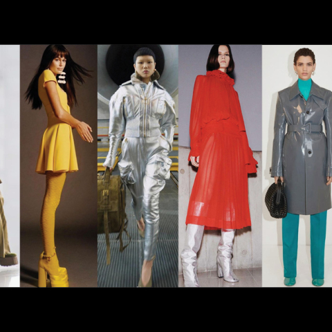 Μοντέλα με ρούχα οίκων μόδας