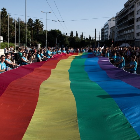 Στιγμιότυπο από το Athens Pride 2019, το Φεστιβάλ Υπερηφάνειας της Αθήνας
