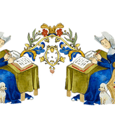 To doodle της Google για την Κριστίν ντε Πιζάν