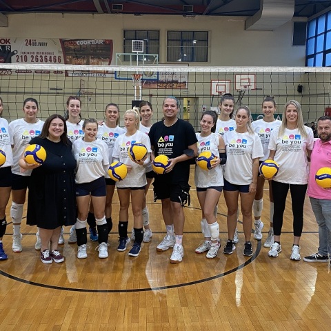 Η γυναικεία ομάδα βόλεϊ του Αθλητικού Ομίλου – Ένωση Ιλίου