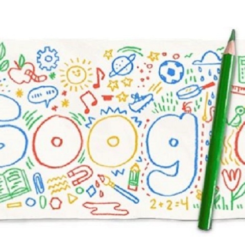 Το doodle της Google είναι αφιερωμένο στην επιστροφή στα θρανία