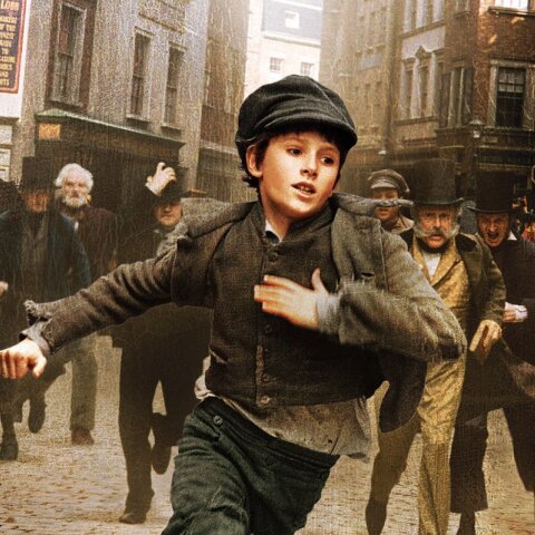Παιδάκι που τρέχει - σκηνή από την ταινία Όλιβερ Τουίστ