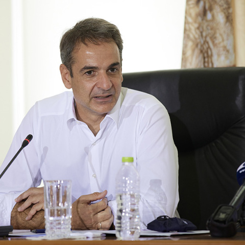 Ο πρωθυπουργός Κυριάκος Μητσοτάκης