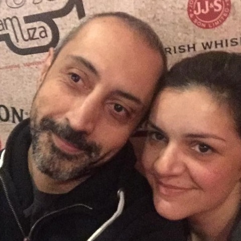 Η Γεωργία Παπαδοπούλου με τον σύζυγό της Σταύρο Γεωργακόπουλο 