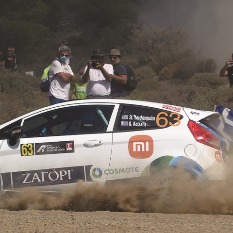 Οι Θεοχαρόπουλος-Κότσαλης με το Ford Fiesta Rally 4 της SV Motorsport