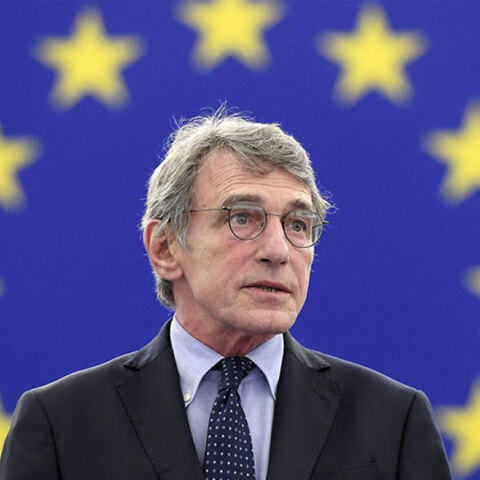 Νταβίντ Σασόλι, πρόεδρος του Ευρωπαϊκού Κοινοβουλίου