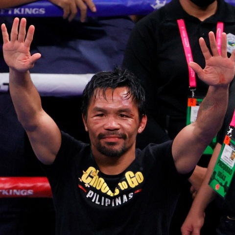 O θρυλικός πυγμάχος Μάνι Πακιάο