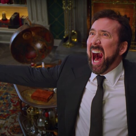 Ο ηθοποιός Νίκολας Κέιτζ σε στιγμή που φωνάζει