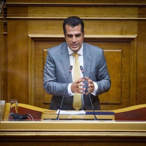 Ο υπουργός Υγείας, Θάνος Πλεύρης