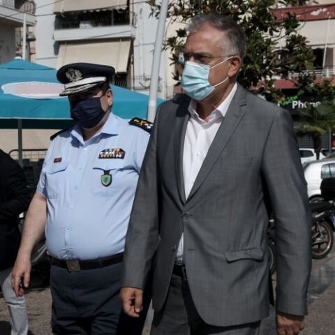 Ο υπουργός Προστασίας του Πολίτη, Τάκης Θεοδωρικάκος