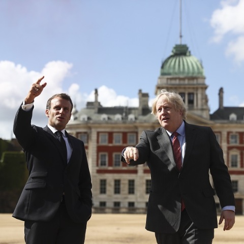 Εμανουέλ Μακρόν - Μπόρις Τζόνσον