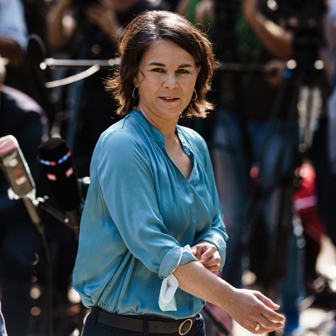 H υποψήφια Καγκελάριος των Πρασίνων Αναλένα Μπέρμποκ