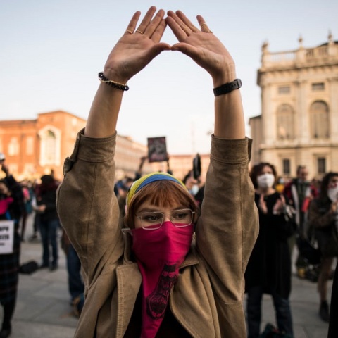 Διαδήλωτες υπέρ των αμβλώσεων στο Σαν Μαρίνο