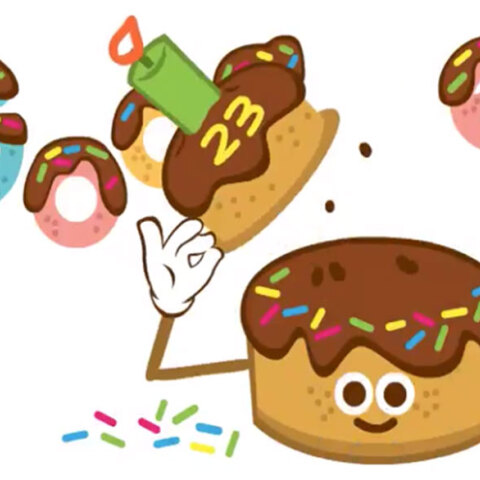 Το doodle της Google για τα 23 χρόνια λειτουργίας της κορυφαίας μηχανής αναζήτησης